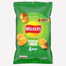 Walkers Crisps Picked Onion 6 Pack