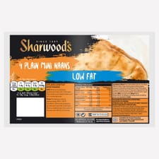 Sharwood's 4 Plain Mini Naans