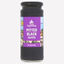 Cypressa Pitted Black Olives 340g