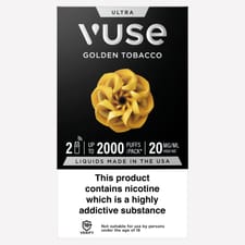 Vuse Golden Tobacco ePod Eliquid Pods 18mg/ml 2 Pack
