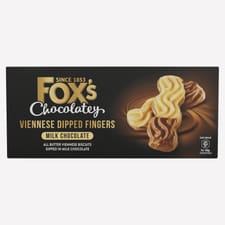 Fox's Fabulous Viennese Milk Chocolate Dipped Fingers 105g