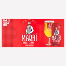 Madri Excepcional Premium Lager Beer Can 10 x 440ml