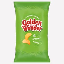 Golden Wonder Fully Flavoured Spring Onion 6 x 25g