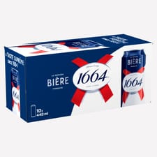 Kronenbourg 1664 Biere Beer Lager 10x440ml Cans