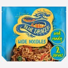 BLUE DRAGON 300g NOODLES WOK READY WIDE