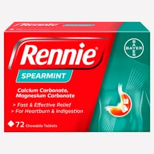 Rennie Peppermint For Heartburn and Indigestion 72s