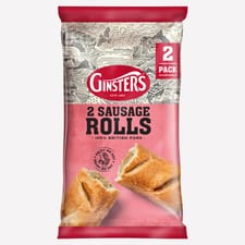 Ginster's 2 Sausage Rolls (100% British Pork) 