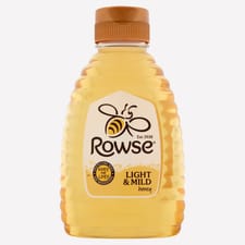 Rowse Light & Mild Squeezy Clear Honey 340g