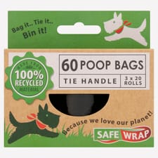 Safewrap 60 Poop Bags 3 x 20 Rolls