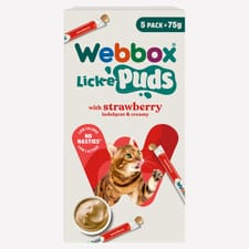 Webbox Lickepuds Strawbrry 5Pk 5X15g