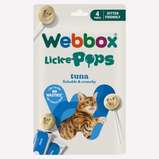 Webbox Lickepops Tuna 4 Pack