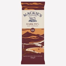 Mackies 70% Dark Chocolate Bar 100g