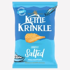 Kettle Krinkle Lighlty Salted Ridged Potato Chips