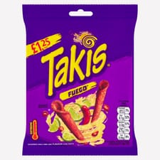 Takis Fuego Chilli and Lime Flavour Corn Snack 55g