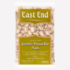 East End 250g Jumbo Roasted & Salted Pistachio Nuts