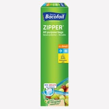 Bacofoil Zipper Bags 12x1ltr Small