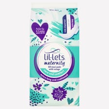 Lil-Lets Maternity Maxi Pads with Wings x 10