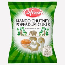 Cofresh Mango Chutney Poppadum Curls 80g