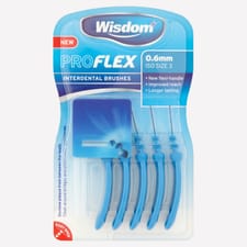 Wisdom Proflex Interdental Brushes 0.6mm 5 Pack