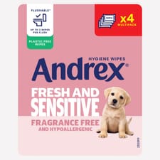 Andrex Fresh & Sensitive Hygiene Wipes Multipack 4 x 30 Sheets