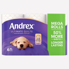 Andrex Ultimate Quilts 6 XL Rolls