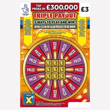National Lottery £3 Triple Payout Scratchcard Game
