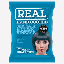 REAL Sea Salt & Cider Vinegar Crisps 35g