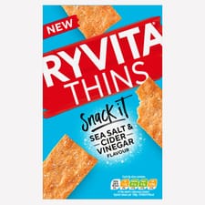 Ryvita Thins Sea Salt & Cider Vinegar Flatbread 125g