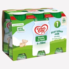 Compare Cow & Gate 1 First Infant Baby Milk Formula 6x200ml