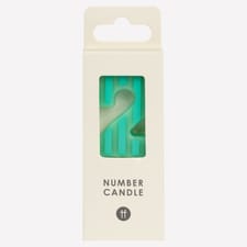 Table Fun Number 2 Candle