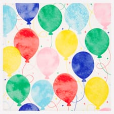 Table Fun Balloon Paper Napkin 20S