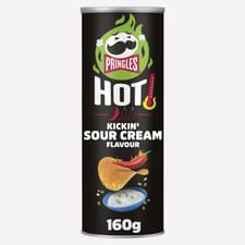 Pringles Hot Kickin Sour Cream Flavour 160g