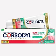 Corsodyl Gum+ Breath & Sensitivity Toothpaste 75ml