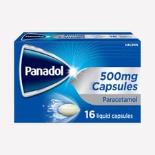 Panadol Paracetamol 500mg Liquid Capsules 16 Pack