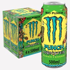 Monster 4X500ml Rio Punch Monster