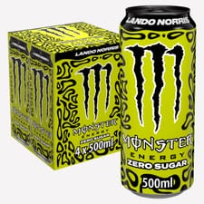 Monster Energy Lando Norris Zero Sugar 4 x 500ml