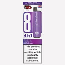 IVG 2400 Purple Edition Rechargeable 4x2ml Pods