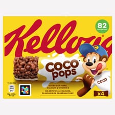 Kellogg's Coco Pops Cereal Milk Bars 4 Pack