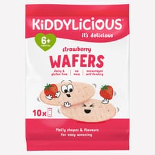 Kiddylicious Strawberry Wafers 10 Pack