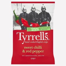 Tyrrells Sweet Chilli & Red Pepper Sharing Crisps 150g