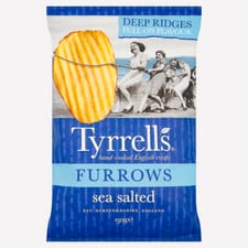 Tyrrell's Furrows Sea Salted 150g