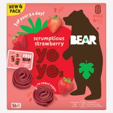 Bear Scrumptious Strawberry Yoyos 4 x 20g