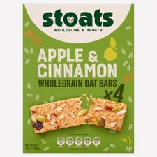 Apple & cinnamon porridge oat bar x4 42g