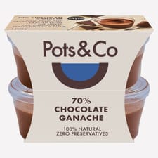 Pots & Co 70% Chocolate Ganache 4 x 50g
