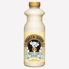 Shaken Udder White Choc Milkshake 750ml 