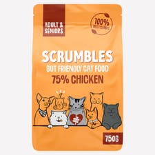 Scrumbles Adult & Senior Cats Chicken Dry Food 750g