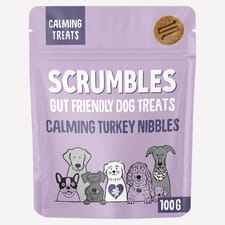 Scrumbles Dog Nibbles Turkey Calming Treats 100g