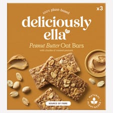 Deliciously Ella Peanut Butter Oat Bars 3x 50g