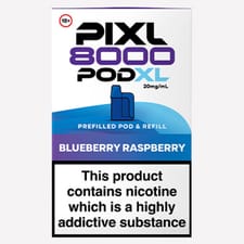Pixl 8000 Pod XL Blueberry Raspberry Prefilled Pod 20mg