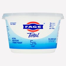 Fage Total 5% Fat Natural Greek Recipe Strained Yoghurt 450g